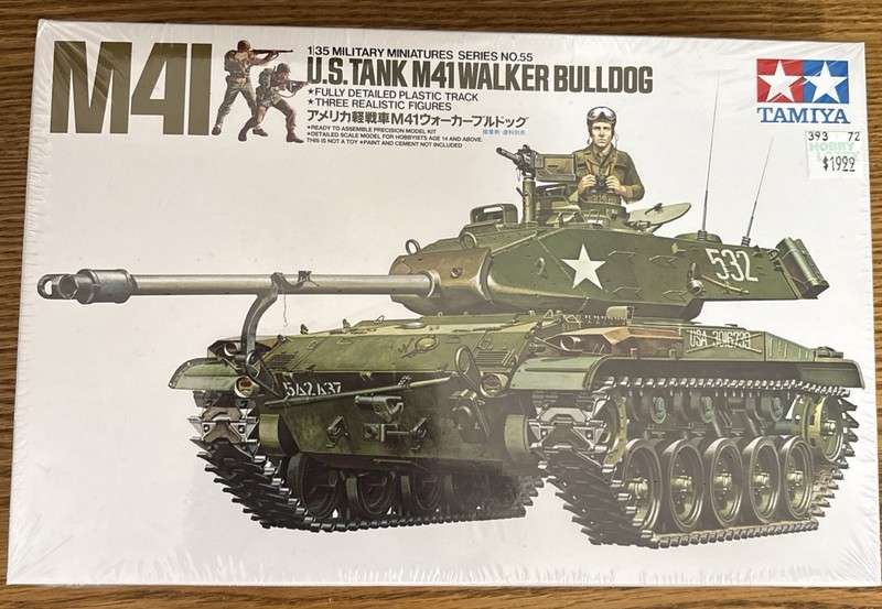 Tamiya 1:35 scale US Tank M41 Walker Bulldog New Factory Sealed