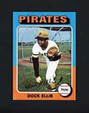 Dock Ellis 1975 Topps - Pittsburgh Pirates #385 EX+