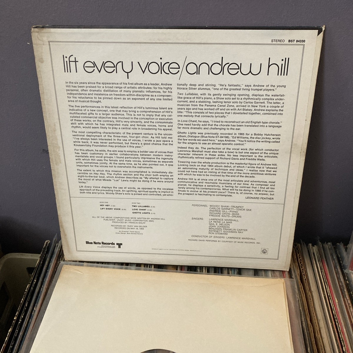 Andrew Hill – Lift Every Voice Bst 84430 Black Blue note 1970