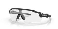 Oakley Men's Radar EV Path Sunglasses Steel/Clear to Black Iridium Photochromic