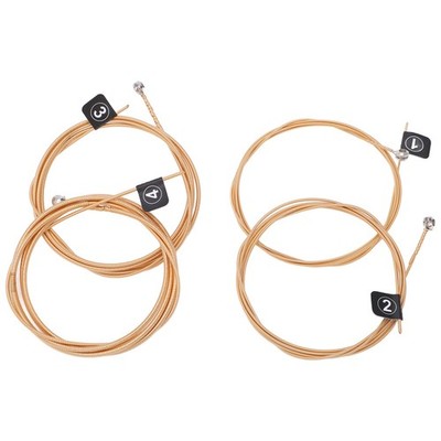 4Pcs Bass String Metal G D A E 4 Notes Instrument Accessory Set Kit For