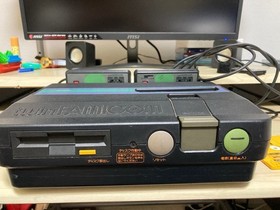 SHARP Twin Famicom AN-505-BK Black FF Mark Console Disk System Japan Junk Sharp 