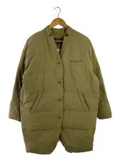 Cardo Fabrica Long Down Jacket, Free Size, Nylon, Brown, Solid Color, 34-01-CO-0