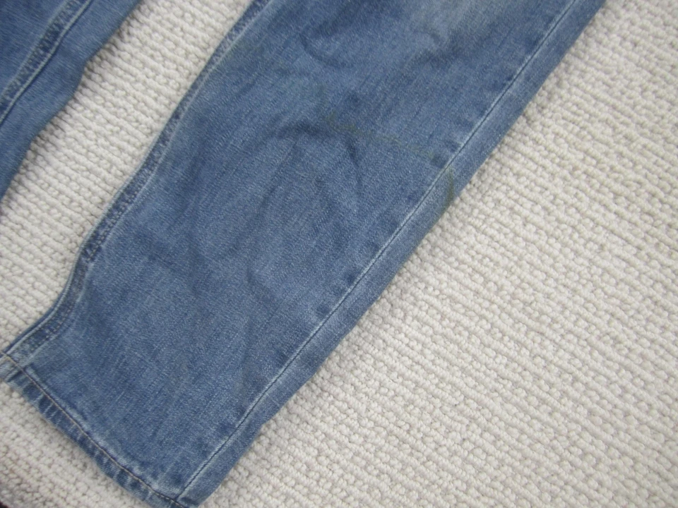 Pantalones de mezclilla para mujer Lucky Brand 10/30 Bridgette ajustados botones mosca desgastados elásticos Foto 2 de 4