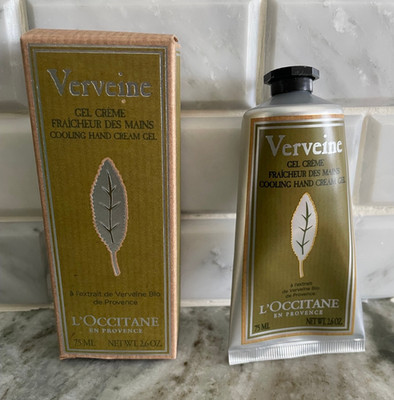 L'Occitane Verveine Gel Creme Verbena Cooling Hand Cream Gel 2.6 oz NIB