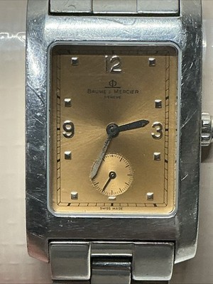 Baume & Mercier Geneve Hampton MV045063 Vintage Quartz Watch Swiss Made Working