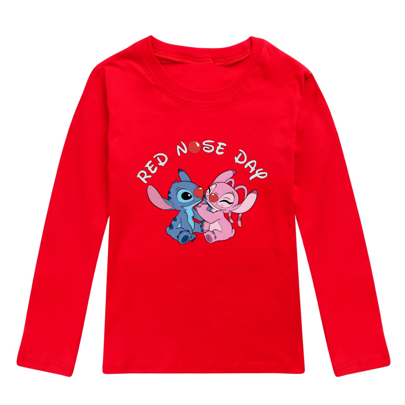 Kids Red Nose Day 2027 Long Sleeve T-Shirt Boys Girls RND Comic Relief TopS Tee image 9