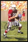 Roger Wehrli HOF Signed/Inscr 2007 Goal Line Art GLAC Postcard Cardinals PSA