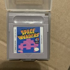 Nintendo Space Invaders (Nintendo GameBoy, 1994) with Case