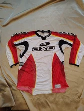 Vintage Y2K AXO Sport Motocross Jersey Long Sleeve Axo Team Issue 2004 XL Flaw