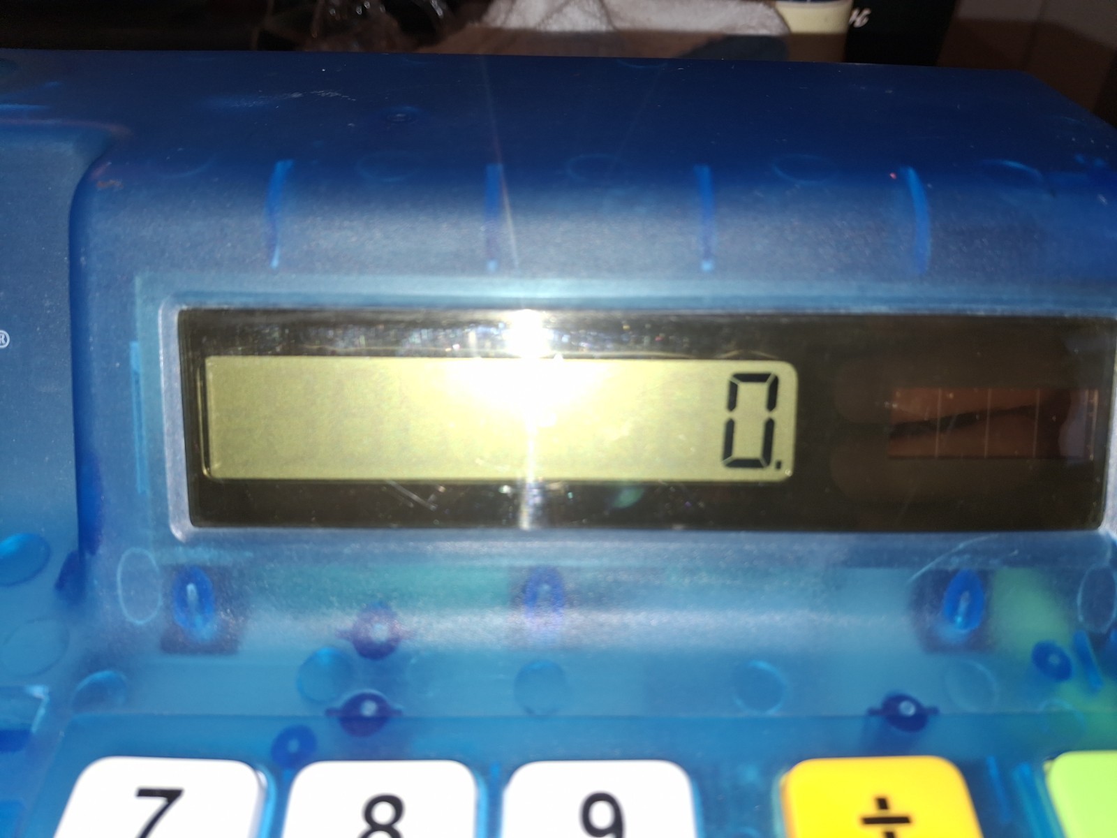 как выглядит Learning Resources Pretend Calculator Cash Register Ice Blue, Works Perfect фото