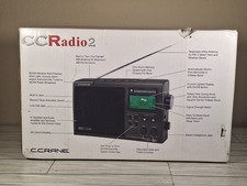 C. Crane CCRadio-2 Portable AM FM Weather and 2-Meter Ham Band Black