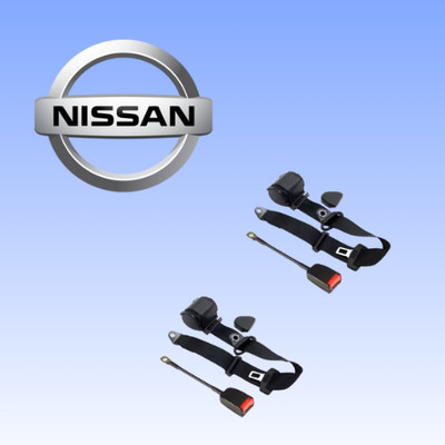 For All Nissan 2pcs Safety Adjustable Retractable Car Seat Belt Front