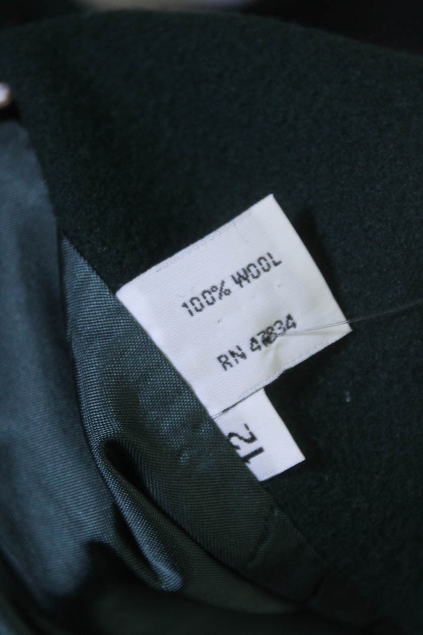 Mackintosh Womens Collared Solid Button Down Wool… - image 6