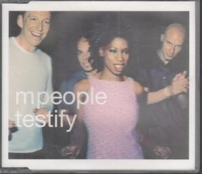 M People Testify CD Europa BMG 1998 Radio Edit B/W Angel St Live Und Last Night