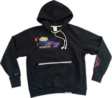 Mens Nike Hooded Sweatshirt M Black Athletic Gear Dri-Fit NWOT