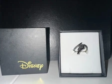 Enchanted Disney Maleficent Black 925 Diamond Wing Ring (Zales)