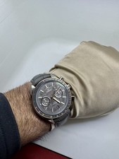 OMEGA Speedmaster Grey Side of the Moon Meteorite Chronograph Leather Watch 11
