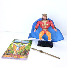 MOTU Vintage Original Masters of the Universe King Randor 100% Complete w/ Comic