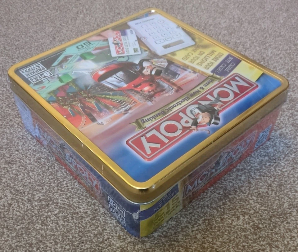 Monopoly Here & Now Electronic Banking 2005 In Tin Box Sealed New - Image 4 of 4