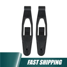 2PCS Hood Latch Base Fits Peterbilt 357 367 377 378 379 388 389 L56-0001 Black