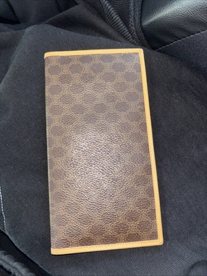 Celine Macadam Pattern PVC  Bifold Long Wallet