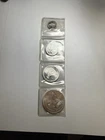 1985 Engelhard Prospector Set 1 oz 1/2 oz 1/4 oz 1/10 oz .999 Silver Rounds