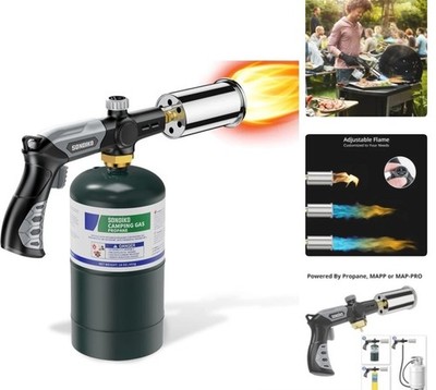 Propane Torch for Cooking Searing BBQ Welding Adjustable Wood Fire Starter