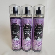 Bath  Body Works Lot of 3 Bottles I Scream Float Fragrance Mist Spray 8 oz NEW