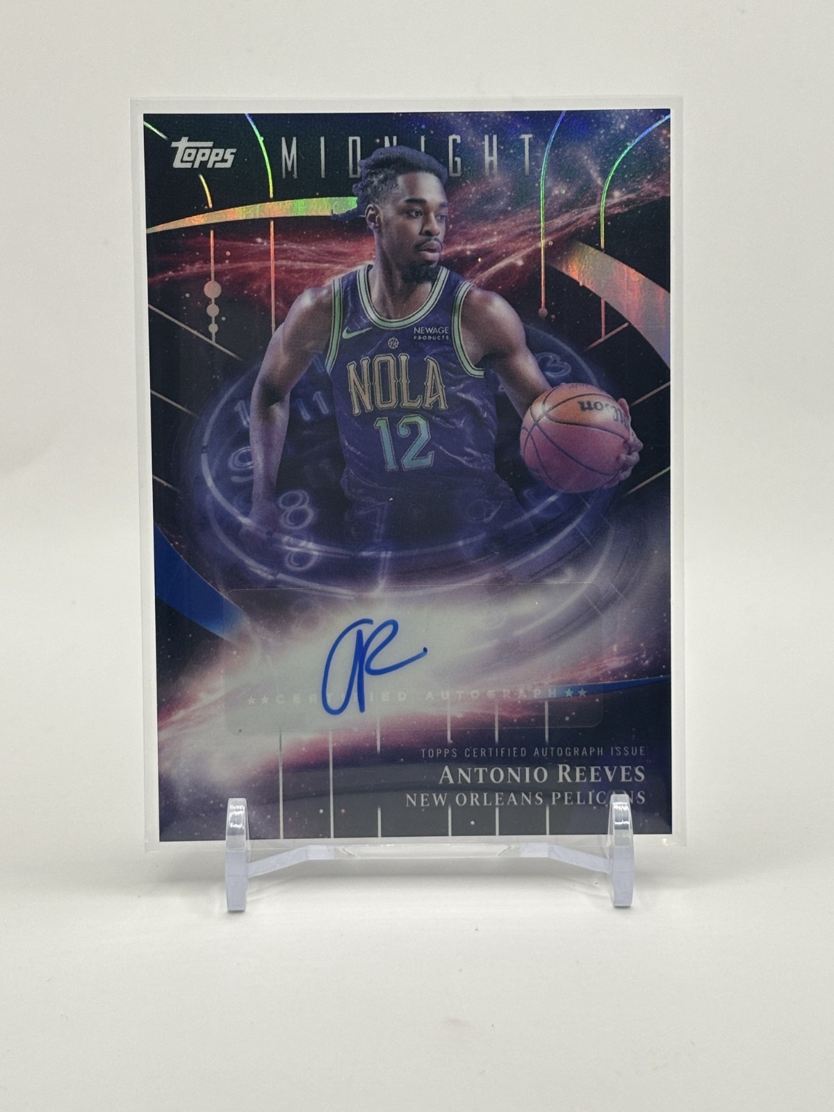 Antonio Reeves 2025-26 Topps Midnight Stroke of Midnight Auto Q5151