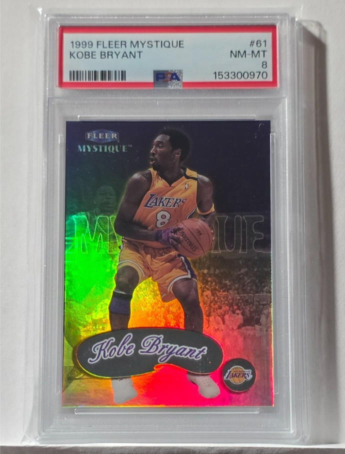 1999 FLEER MYSTIQUE 61 KOBE BRYANT - PSA 8 🔥🔥 just Graded view 3