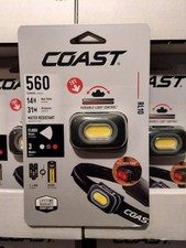 COAST RL10 560 LUMEN DUAL COLOR LED HEADLAMP W/ Flood  Spot Beam 3 AAA INCLUDED