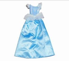 Disney Store Cinderella Doll Replacement Blue  Silver Ball Gown Dress