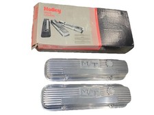 NOS Pontiac Mickey Thompson Finned Aluminum Valve Covers 326 350 400 428 455 WOW