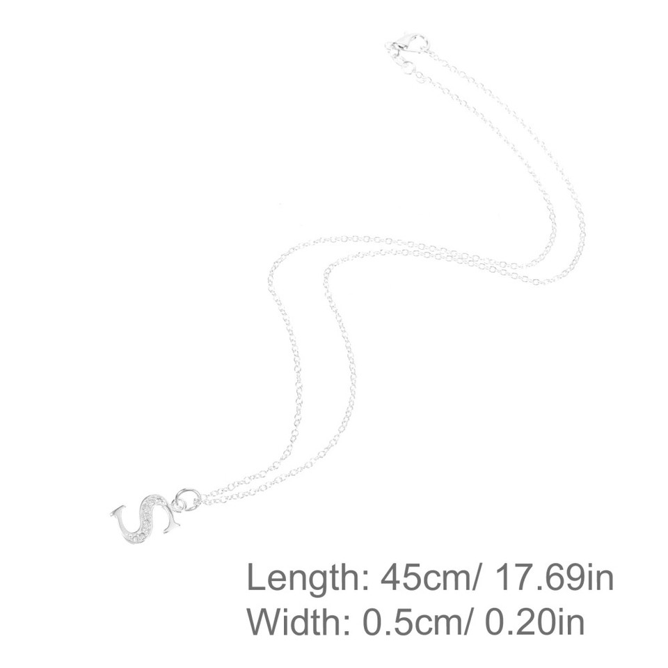 VAKTWPDLY Nome Collana Collana Lettere Corsivo Personalizzato, 18K Placcato Oro Iced Out Catena Simulato Diamante A-Z Bolla Iniziale Lettera Collana Hip Hop Gioielli Regalo Per Gli Uomini Donne - Foto 6