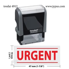 Urgent w. 2 Bars  - Trodat 4912 Self Inking Rubber Stamp