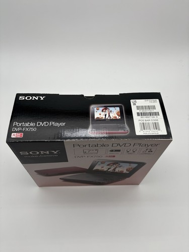 Lettore DVD portatile Sony DVP-FX750 con scatola originale e telecomando NUOVO DI ZECCA! - Foto 5 di 18