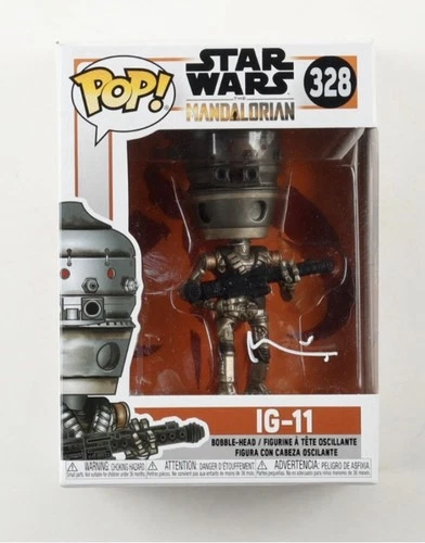 Taika Waititi Signed Star Wars: The Mandalorian #328 IG-11 Funko Pop! JSA COA