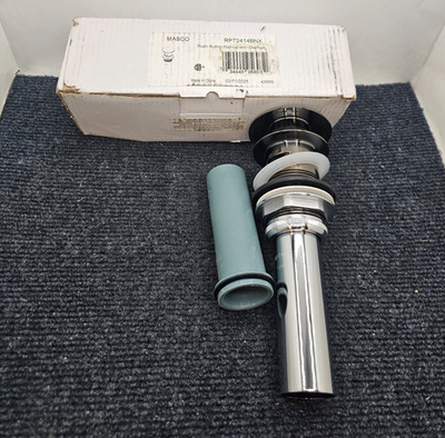 Masco RP72414BNX Push Button Pop-Up Drain Assembly with Overflow