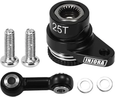 INJORA 25T Aluminum Servo Saver Set for ARRMA Mojave Granite GROM Typhon... 