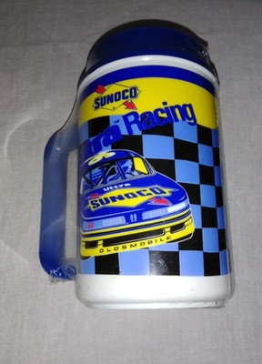 SUNOCO ULTRA RACING OLDSMOBILE THERMO HOT AND COLD TRAVEL MUG SEALED NEW