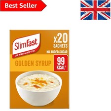 Convenient 20 Pack of Golden Syrup Flavour Porridge - High Protein & Low Cal