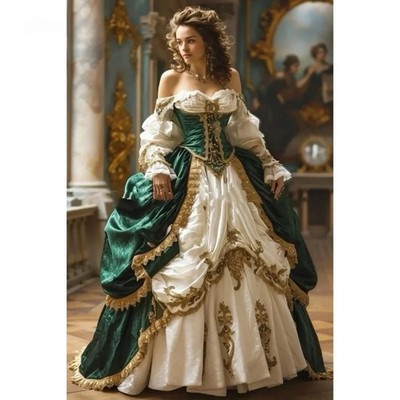 slim fit dress slacks Blue renaissance gown main image 0