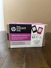 New HP 63 Black and Color Ink Cartridges Combo F6U62A F6U61A