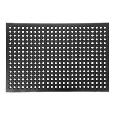 Durable Anti Fatigue Rubber Non-slip Drainage Floor Mat Restaurant Kitchen Bar