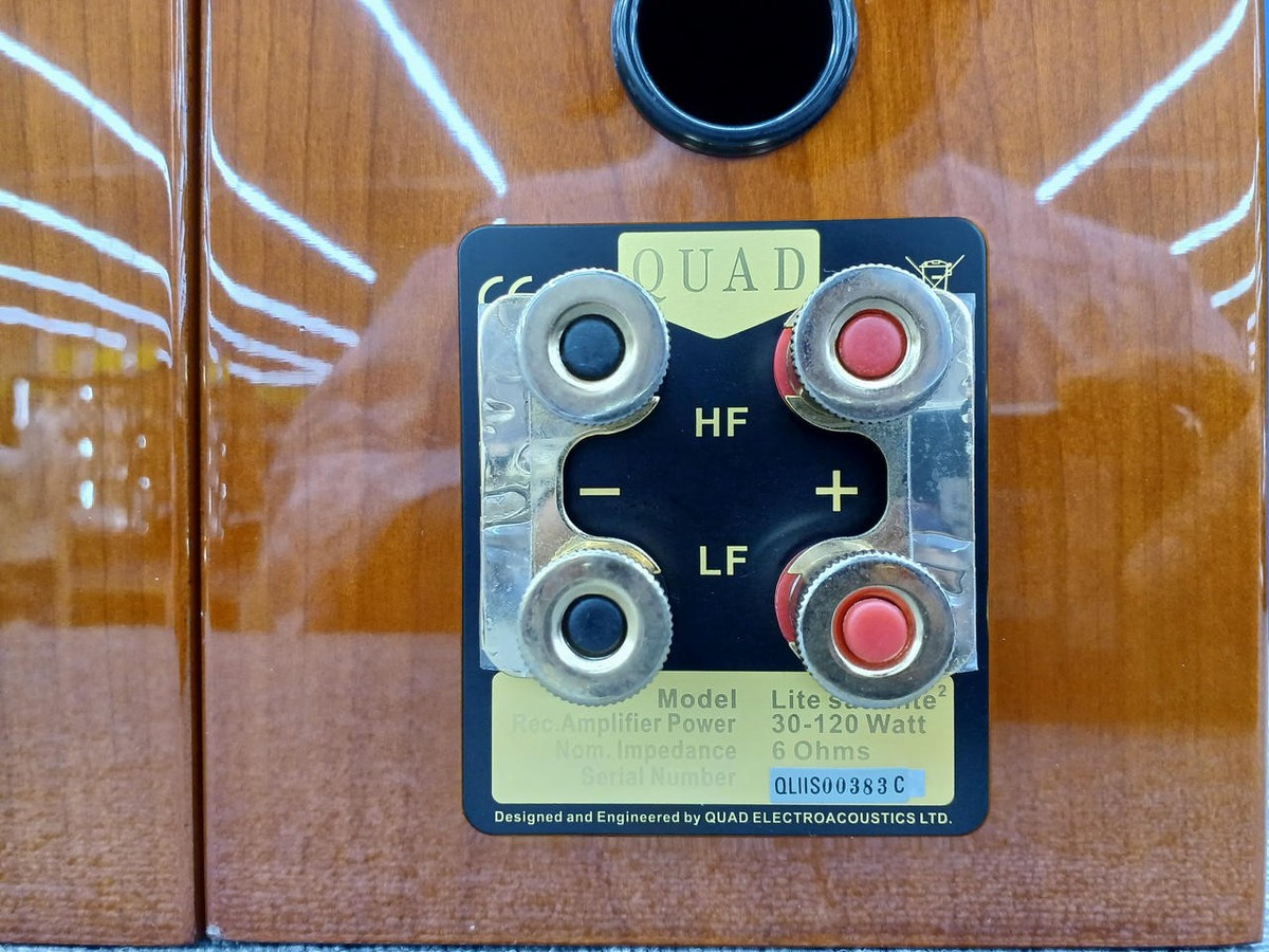 QUAD L-ITE SATELLITE 2 Compact Speakers Hi-Fi Sound Works Tested