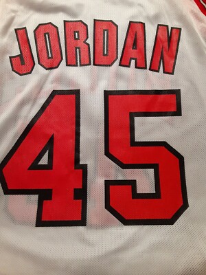 【新品】NBAレプリカジャージ＂Michael Jordan＂#45 Vintage Michael Jordan Champion Jersey NBA Chicago Bulls #45