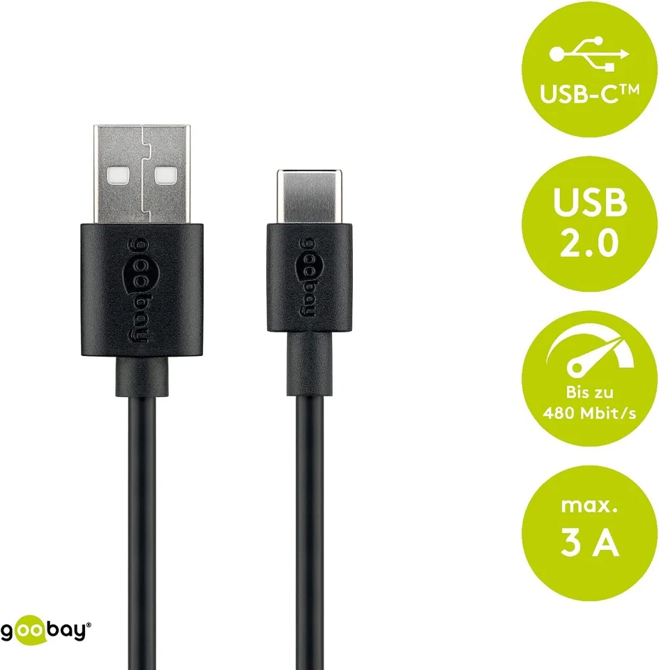 HighSpeed Typ USB C Ladekabel Datenkabel 0,1- 3m Samsung Galaxy S8 Huawei P9 P10 - Bild 3 von 4