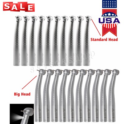 Yabang Dental Fiber Optic LED High Speed Handpiece Fit KaV Coupler 6Hole