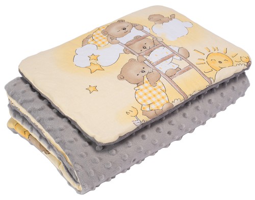 2 PIECE BABY BLANKET PLUS FLAT PILLOW BEDDING SET COT BED MOSES BASKET CRIB PRAM - Picture 13 of 62